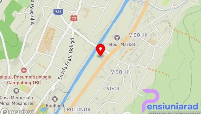 hartă a Anomis Pensiune, Bed & Breakfast în Câmpulung