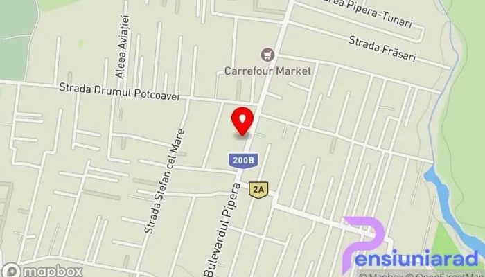 hartă a Arabesk Restaurant Restaurant cu specific libanez în Voluntari