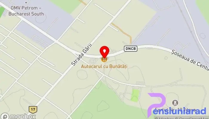 hartă a Autocarul cu Bunatati Restaurant în Ilfov