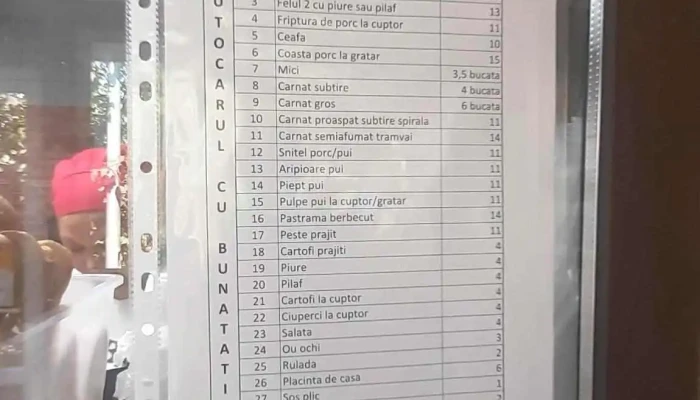 Autocarul Cu Bunatati -  Meniu - Ilfov