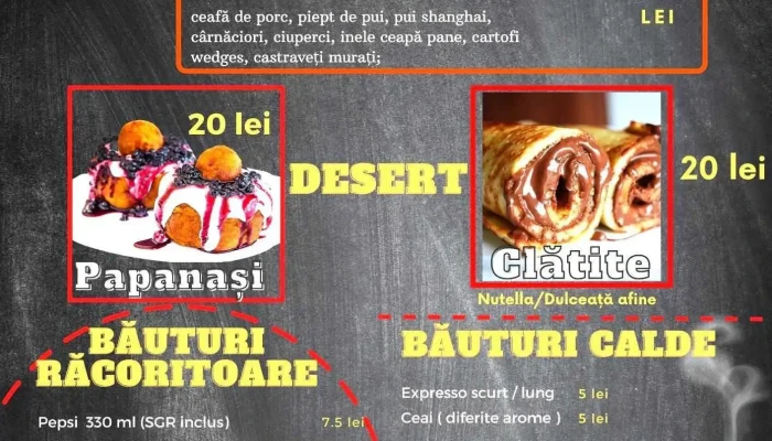 Ayanis Bistro -  Meniu - Podari