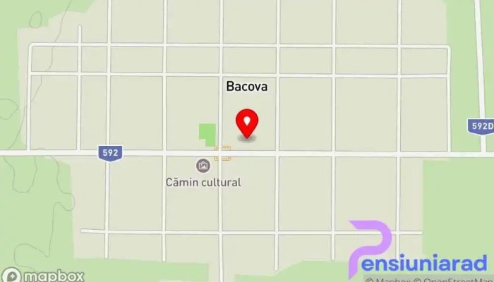 Bacova -  Hartă - Bacova