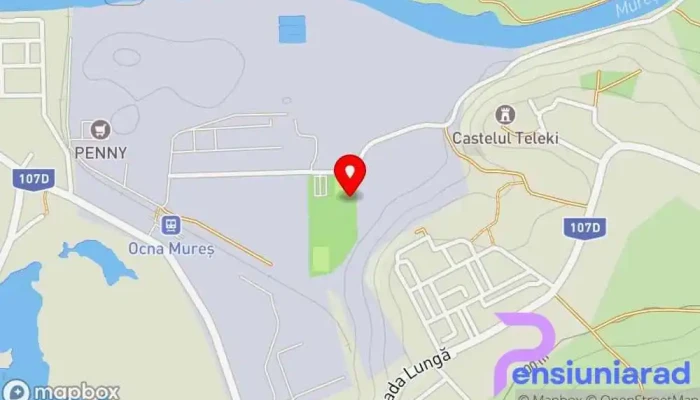 hartă a Băile Sărate Ocna Mureș Spa în Ocna Mureș