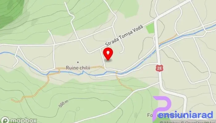 hartă a Băile Sărate Solca Piscină interioară, Piscină exterioară, Saună în Solca