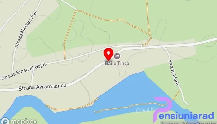 hartă a Băile Tinca Hotel în Tinca
