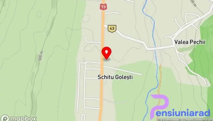 hartă a Biserica Biserică în Schitu Golești
