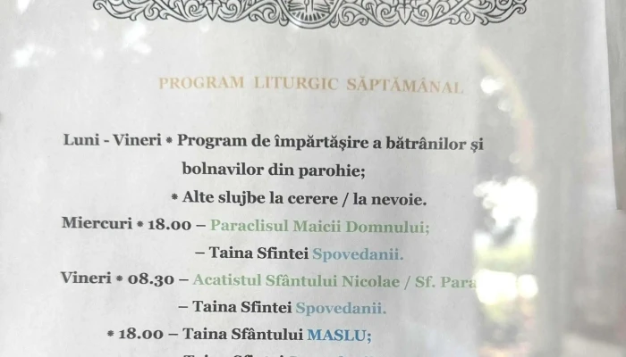 Biserica Pogorarea Sfantului Duh Valea Lupului - Valea Lupului