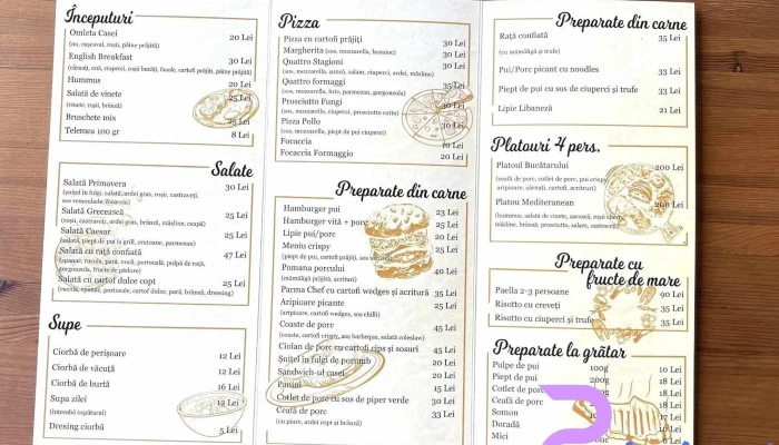 Bistro -  Meniu - Filiași