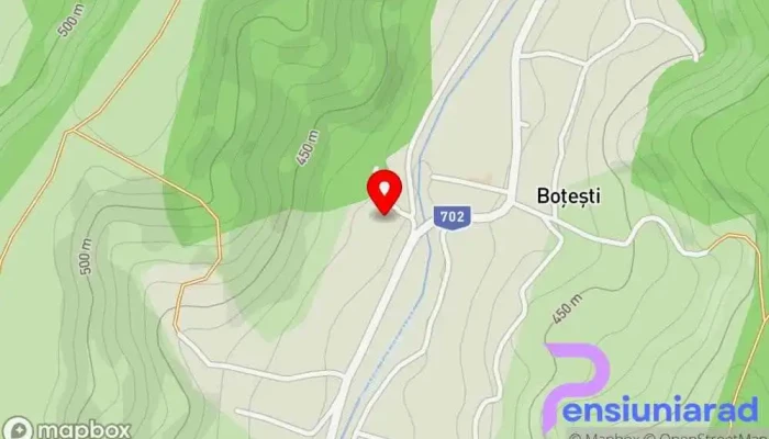 hartă a Boteşti  în Boteşti