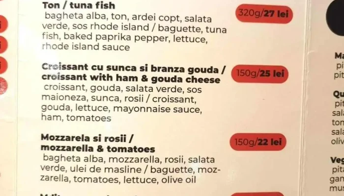 Brasserie 41 -  Meniu - Voluntari