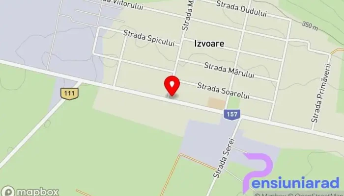hartă a Brutăria Izvoare Brutărie în Izvoare
