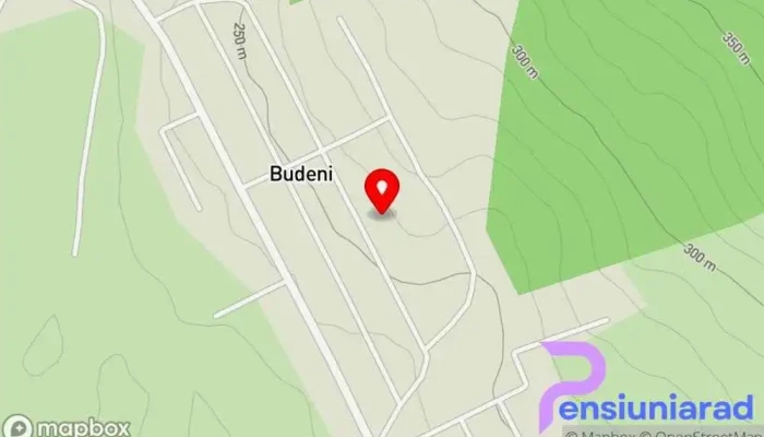 hartă a Budeni  în Budeni