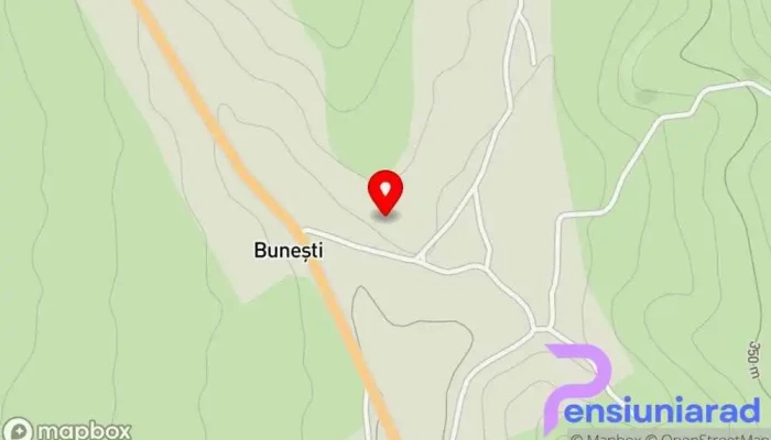 hartă a Bunești  în Bunești