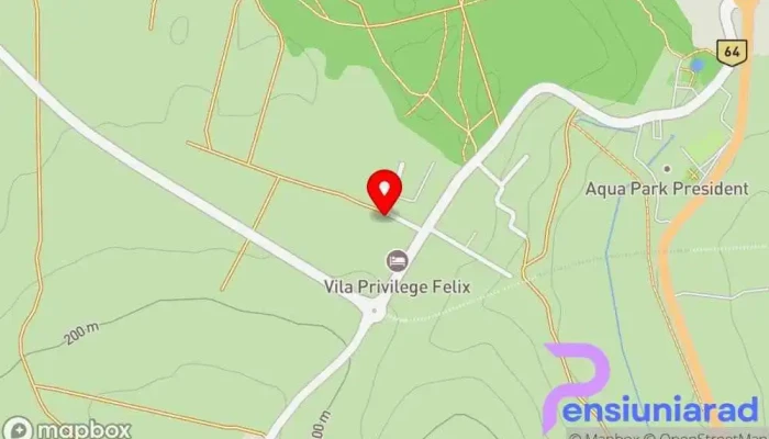 hartă a Bungalow Terra Kordu Hotel în Băile Felix