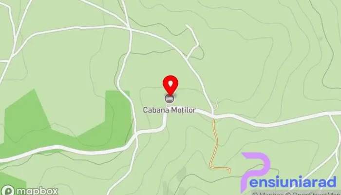 Cabana Motilor Hartă - Mărișel