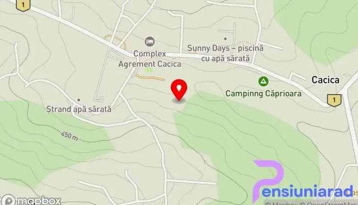 hartă a Cacica  în Cacica