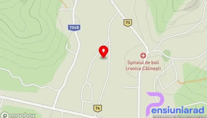 hartă a Călinești  în Călinești