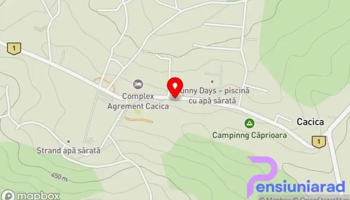 hartă a Camere de închiriat Nicuțari Hostel în Cacica