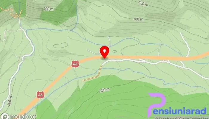 hartă a Camping La Valcele Merisor Banita Cabană de camping în Merişor