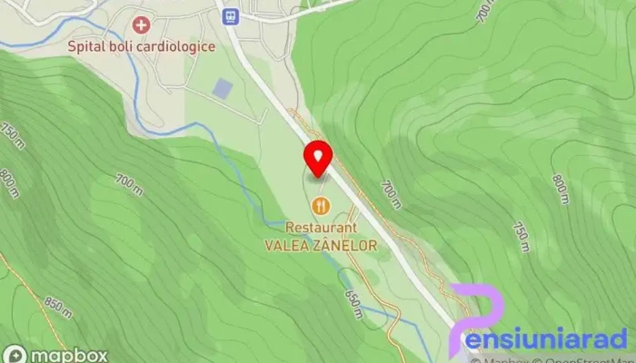 Camping Valea Zanelor Hartă - Covasna