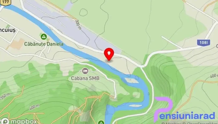 hartă a Campingul Apusenilor Teren de campare în Șuncuiuș