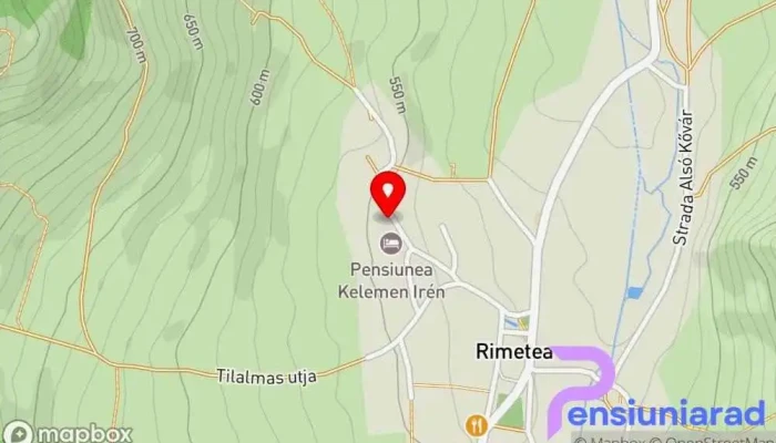 hartă a Casa Botár Vendégház Bed & Breakfast în Rimetea