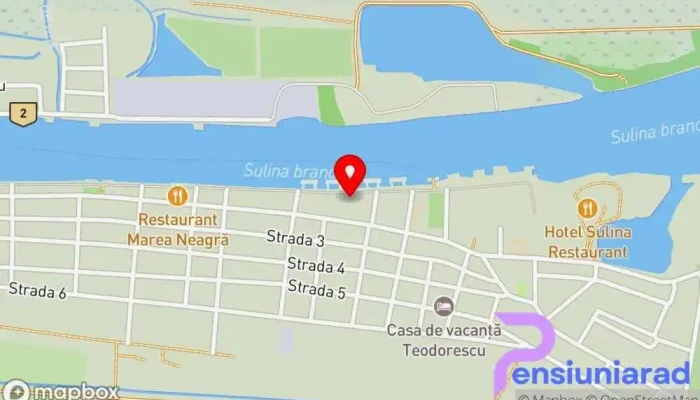 hartă a Casa Coral Hotel în Sulina