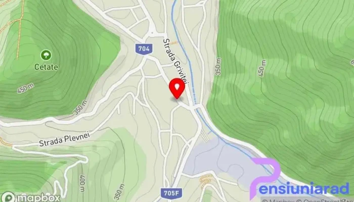 hartă a Casa de oaspeti Cugir Cazare în Cugir