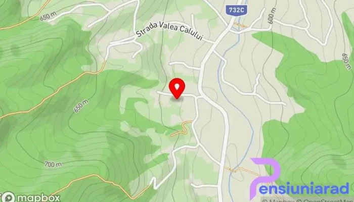 hartă a Casa Eden Casă de vacanță în Bughea de Jos