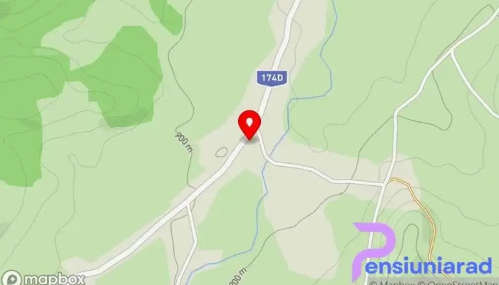 hartă a Casa Edi Bed & Breakfast în Poiana Negrii