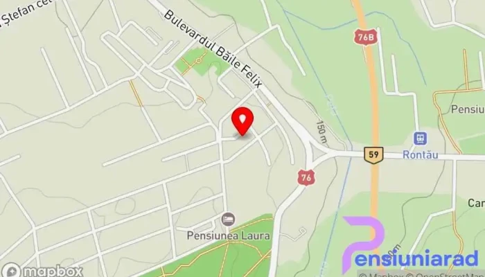 hartă a Casa Irlandeza - Irish House Bed & Breakfast în Sânmartin