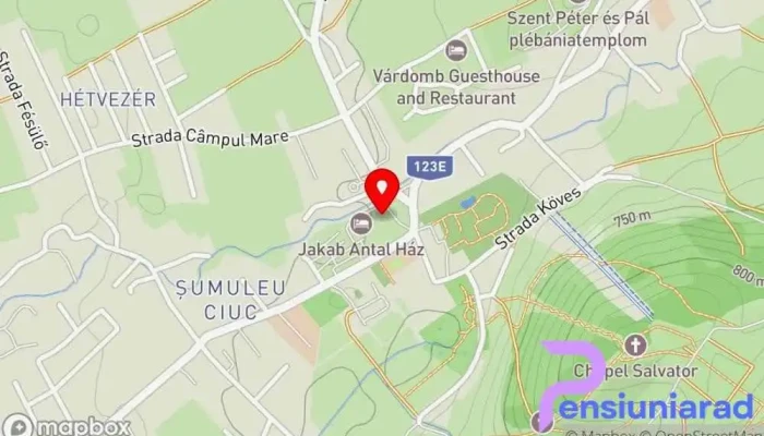 Casa Jakab Antal -  Hartă - Miercurea Ciuc