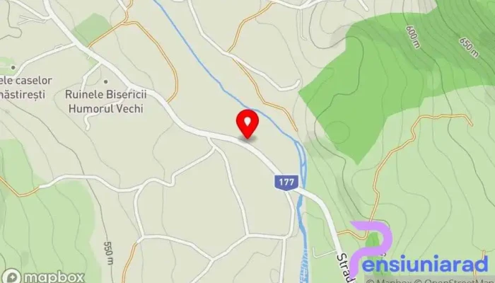 hartă a Casa Laur Bed & Breakfast în Mănăstirea Humorului