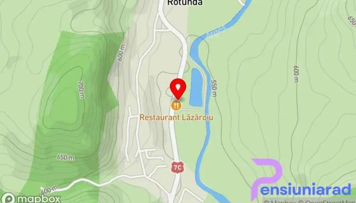 hartă a Casa Lazaroiu Hotel în Corbeni