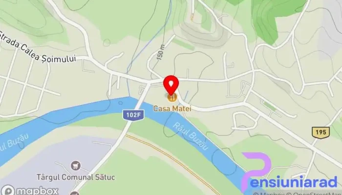 hartă a Casa Matei Hotel în Berca