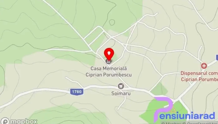 hartă a Casa Memorială „Ciprian Porumbescu” Muzeu în Ciprian Porumbescu