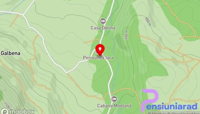 hartă a Casa Nico Nelu Duplex Unitate de cazare rurală în Sat galbena nr 426a