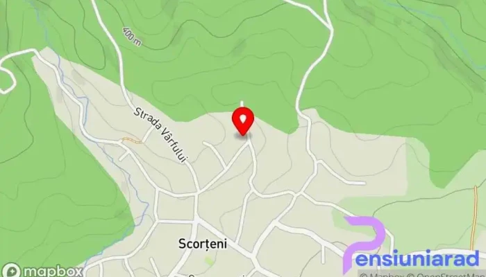 hartă a Casa Oana si Bogdan Bed & Breakfast în Scorțeni