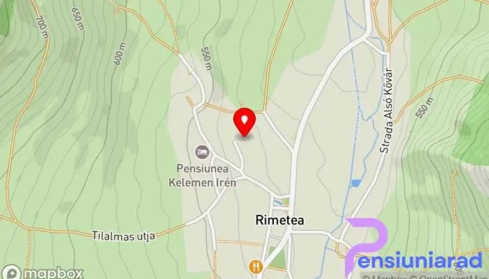 hartă a Casa Patru Anotimpuri din Rimetea Cazare în regim hotelier în Rimetea