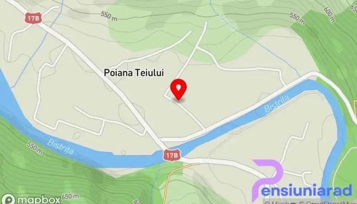 hartă a Casa Prundari Nicu & Mirela Bed & Breakfast în Poiana Teiului