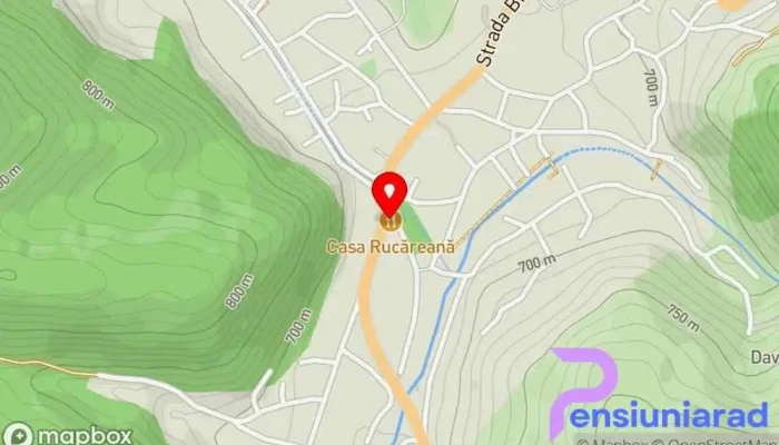 hartă a Casa Rucăreană, 2 Restaurant în Rucăr