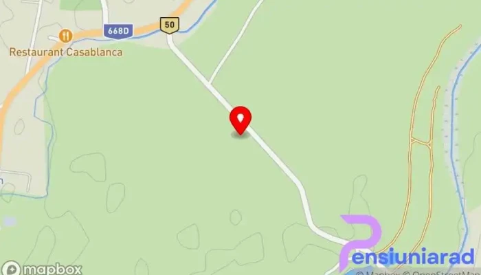 hartă a Casa Sonia Bed & Breakfast în Băcia