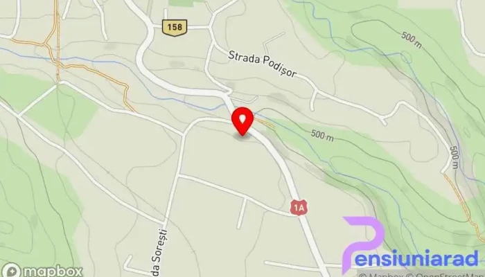 hartă a Casa Stejarul lui Andrei Cazare în regim hotelier în Izvoarele