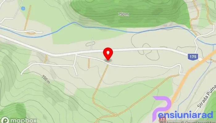 hartă a Casa Stela Bed & Breakfast în Pojorâta