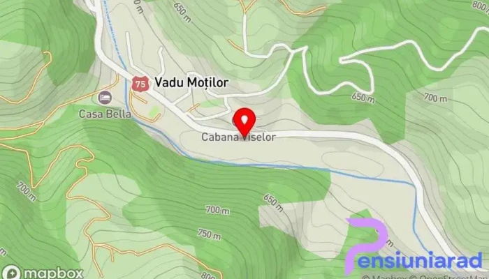 hartă a Casa Ursului Hotel în Vadu Moților