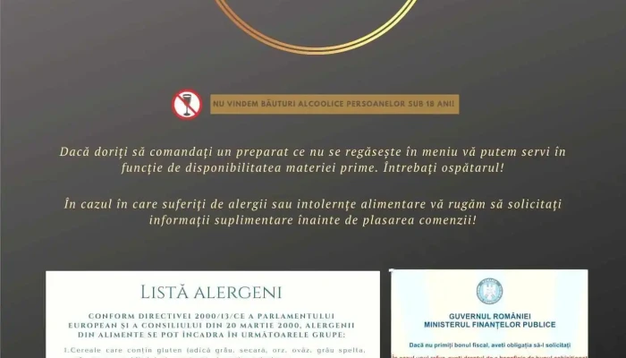 Casa Vanatoreasca Meniu - Chitila