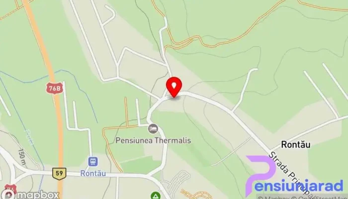 hartă a Casa Venus / Baile 1 Mai Cazare în regim hotelier în Sânmartin