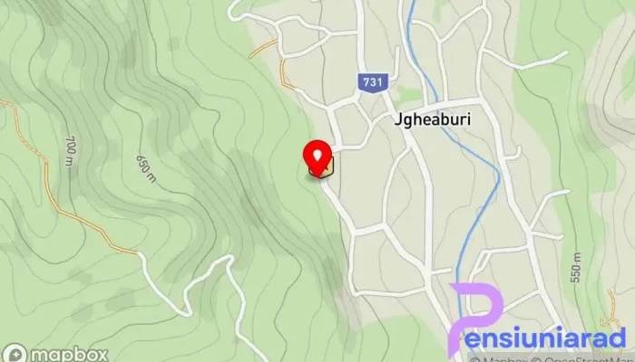 hartă a Casuta Bunicilor Corbii de Piatra Casă de vacanță în Corbi