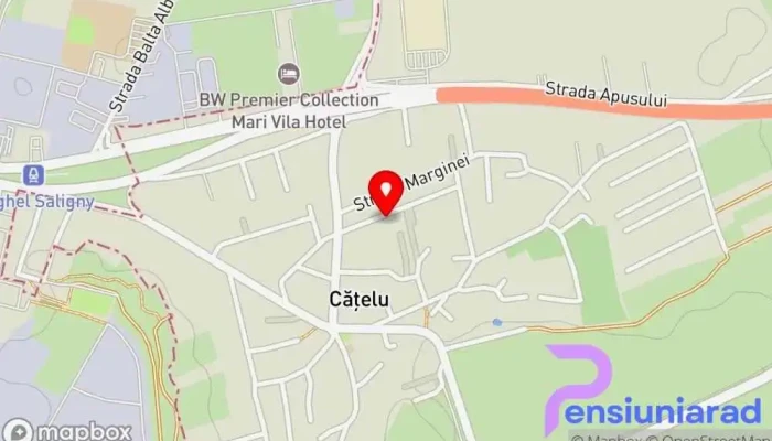 hartă a Cățelu  în Cățelu
