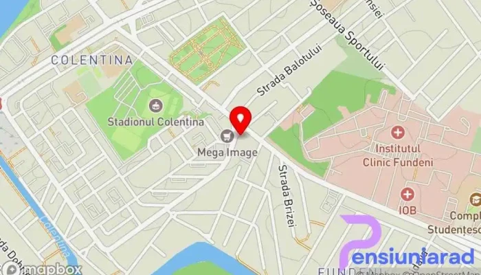 hartă a Cazare Fundeni Cazare în regim hotelier în București